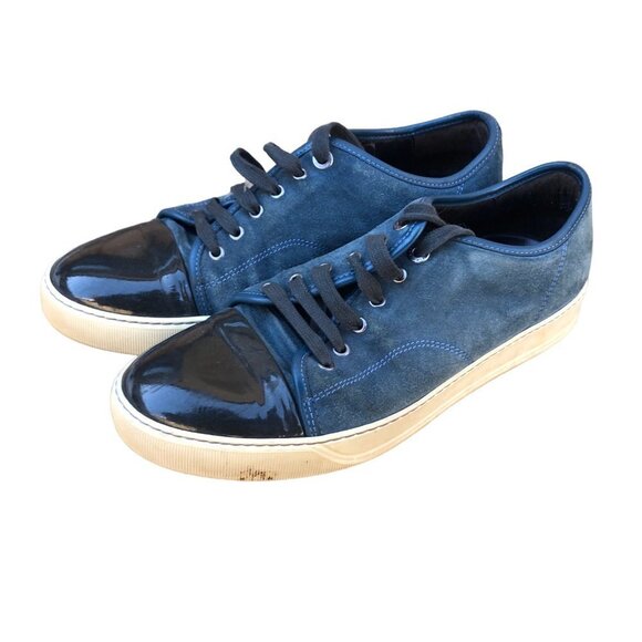 LANVIN Shoes Size 8 Blue - Picture 1 of 11
